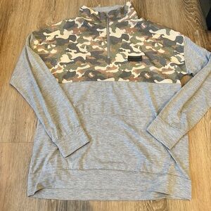 Simply Southern Camouflage Zip Pullover